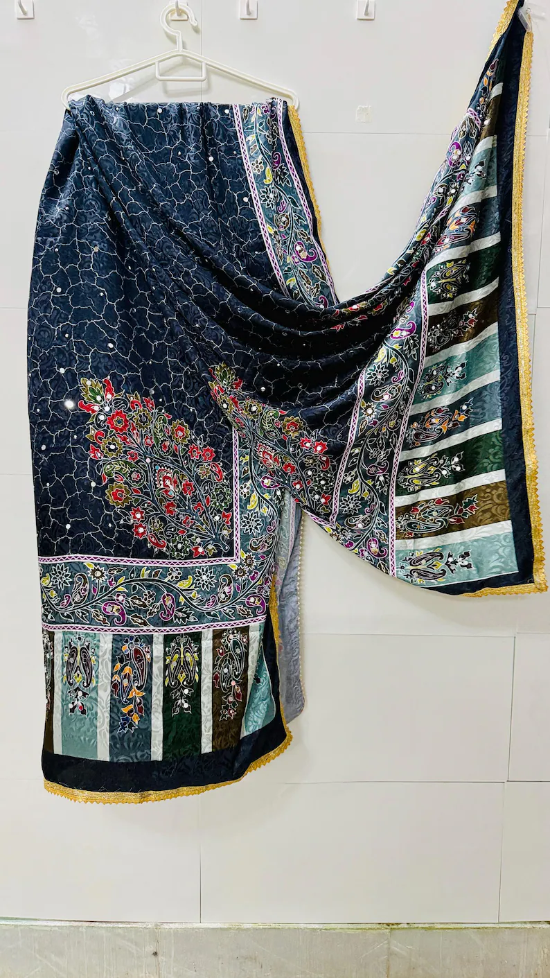 Mirror Work Dupatta 1