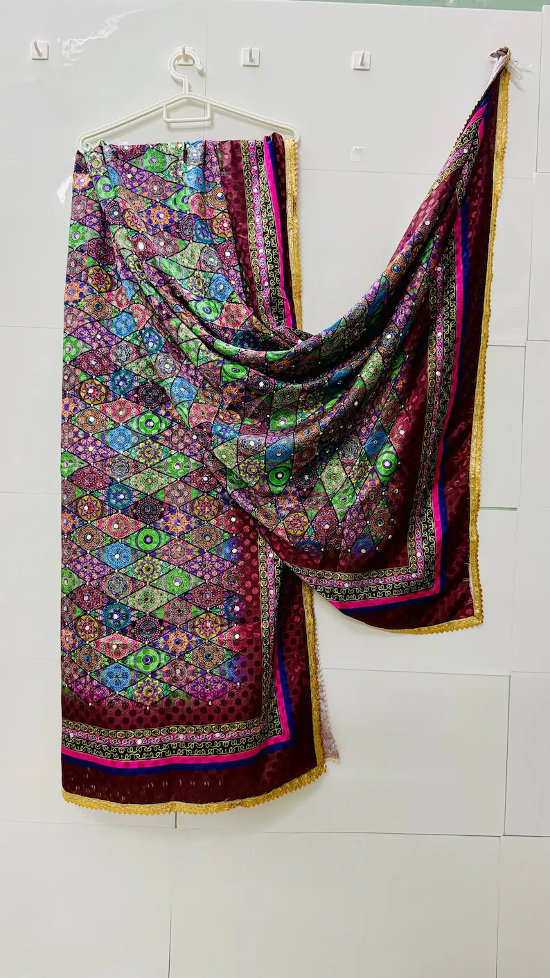 Mirror Work Dupatta 2
