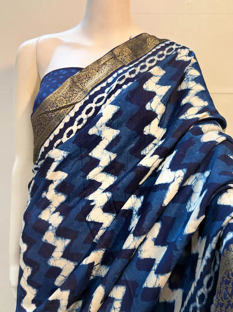 Block Print Saree 1