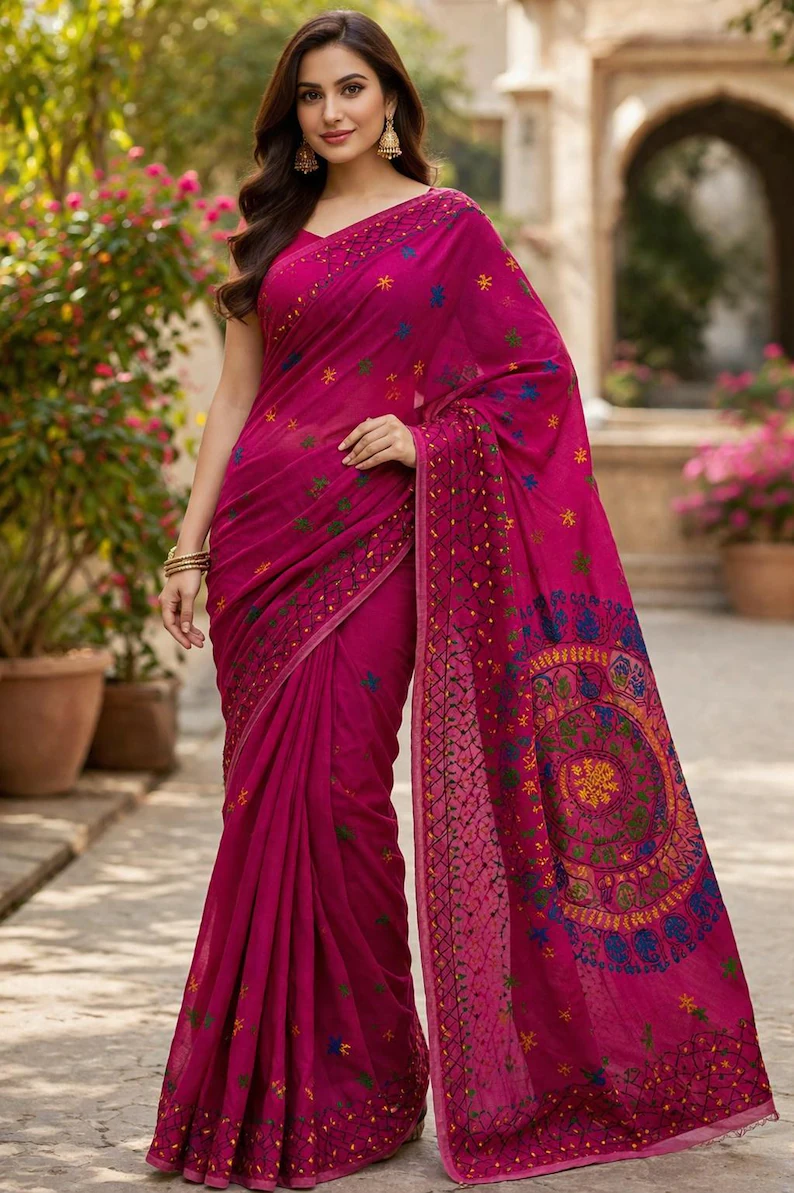 Phulkari Saree 3